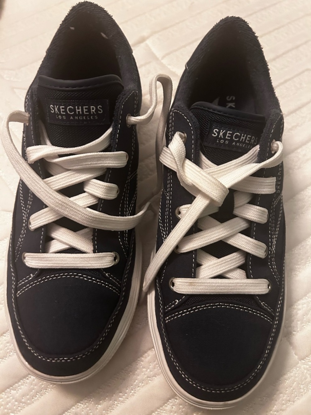 Skechers Women’s Canvas Lace-Up Sneakers